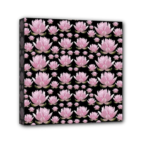 Lotus Mini Canvas 6  X 6  by ValentinaDesign