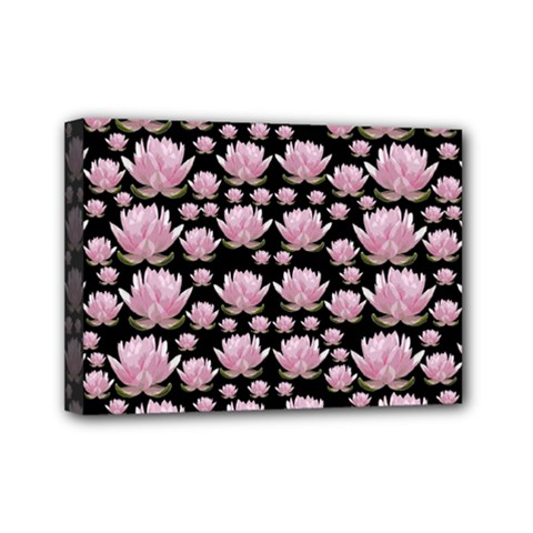 Lotus Mini Canvas 7  X 5  by ValentinaDesign