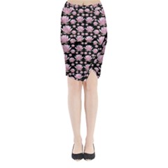 Lotus Midi Wrap Pencil Skirt by ValentinaDesign