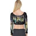 City panorama Long Sleeve Crop Top View2