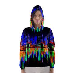 City Panorama Hooded Wind Breaker (women) by Valentinaart