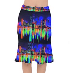 City Panorama Mermaid Skirt