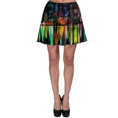 City Panorama Skater Skirt by Valentinaart