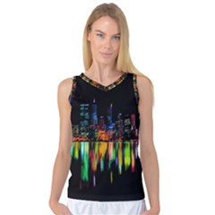 City Panorama Women s Basketball Tank Top by Valentinaart