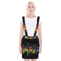 City Panorama Braces Suspender Skirt by Valentinaart