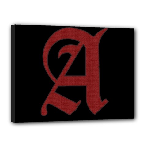 The Scarlet Letter Canvas 16  X 12  by Valentinaart