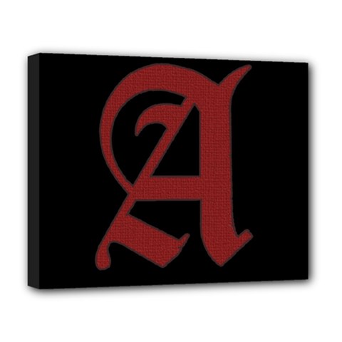 The Scarlet Letter Deluxe Canvas 20  X 16   by Valentinaart