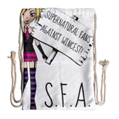 S F A W  Drawstring Bag (large)