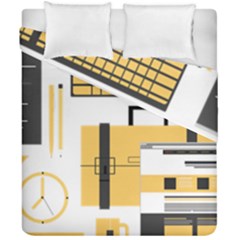 Web Design Mockup Web Developer Duvet Cover Double Side (california King Size) by Nexatart