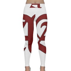 The Scarlet Letter Classic Yoga Leggings by Valentinaart