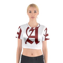 The Scarlet Letter Cotton Crop Top by Valentinaart