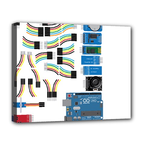 Arduino Arduino Uno Electronic Deluxe Canvas 20  X 16   by Nexatart