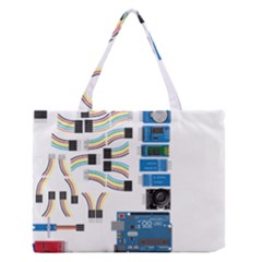 Arduino Arduino Uno Electronic Medium Zipper Tote Bag by Nexatart