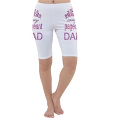 Crazy Pageant Dad Cropped Leggings  by Valentinaart