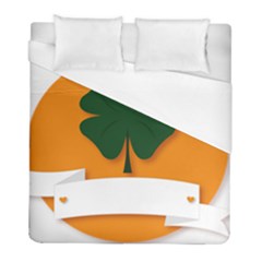 St Patricks Day Ireland Clover Duvet Cover (full/ Double Size) by Nexatart