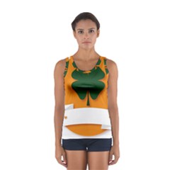 St Patricks Day Ireland Clover Women s Sport Tank Top  by Nexatart