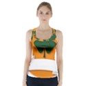 St Patricks Day Ireland Clover Racer Back Sports Top View1