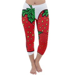 Strawberry Holidays Fragaria Vesca Capri Winter Leggings  by Nexatart