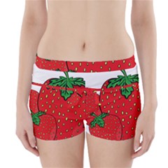 Strawberry Holidays Fragaria Vesca Boyleg Bikini Wrap Bottoms by Nexatart