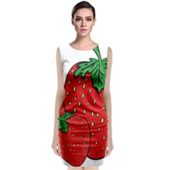 Strawberry Holidays Fragaria Vesca Classic Sleeveless Midi Dress by Nexatart