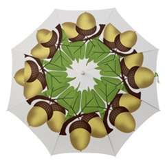 Acorn Hazelnuts Nature Forest Straight Umbrellas by Nexatart