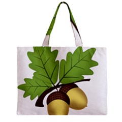 Acorn Hazelnuts Nature Forest Zipper Mini Tote Bag by Nexatart