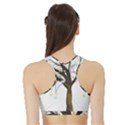 Tree Fantasy Magic Hearts Flowers Sports Bra with Border View2