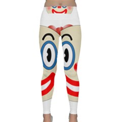 Clown Funny Make Up Whatsapp Classic Yoga Leggings by Nexatart