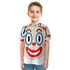 Clown Funny Make Up Whatsapp Kids  Sport Mesh Tee