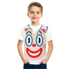 Clown Funny Make Up Whatsapp Kids  Sportswear by Nexatart