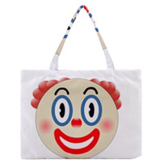 Clown Funny Make Up Whatsapp Medium Zipper Tote Bag by Nexatart