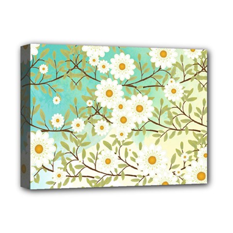 Springtime Scene Deluxe Canvas 16  X 12   by linceazul