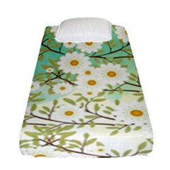 Springtime Scene Fitted Sheet (single Size) by linceazul