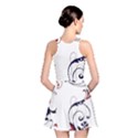 Scroll Border Swirls Abstract Reversible Skater Dress View2