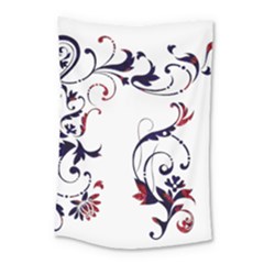 Scroll Border Swirls Abstract Small Tapestry by Nexatart