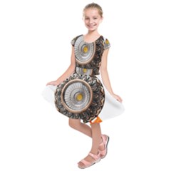 Lighting Commercial Lighting Kids  Short Sleeve Dress by Nexatart