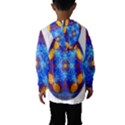 Easter Eggs Egg Blue Yellow Hooded Wind Breaker (Kids) View2