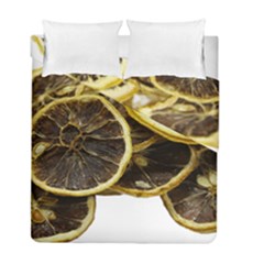 Lemon Dried Fruit Orange Isolated Duvet Cover Double Side (full/ Double Size) by Nexatart