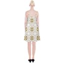 Pattern Gold Floral Texture Design Spaghetti Strap Velvet Dress View2