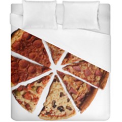 Food Fast Pizza Fast Food Duvet Cover (california King Size) by Nexatart