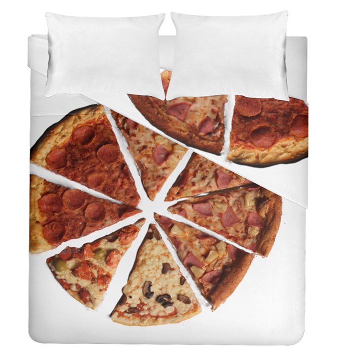 Food Fast Pizza Fast Food Duvet Cover Double Side (Queen Size)