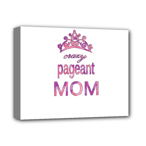 Crazy Pageant Mom Deluxe Canvas 14  X 11  by Valentinaart