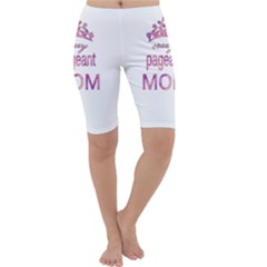 Crazy Pageant Mom Cropped Leggings  by Valentinaart