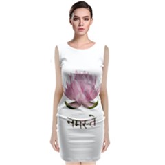 Namaste - Lotus Classic Sleeveless Midi Dress by Valentinaart