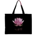 Namaste - Lotus Zipper Mini Tote Bag View1