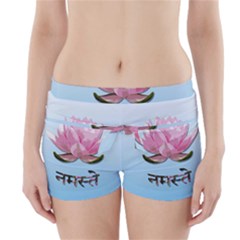 Namaste - Lotus Boyleg Bikini Wrap Bottoms by Valentinaart