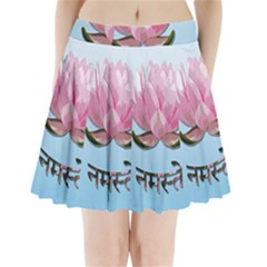 Namaste - Lotus Pleated Mini Skirt by Valentinaart