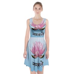 Namaste - Lotus Racerback Midi Dress by Valentinaart