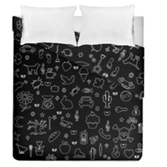 Rebus Duvet Cover Double Side (queen Size) by Valentinaart