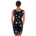 Rebus Wrap Front Bodycon Dress View2